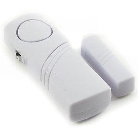 TRADE SHOP - 2 Sensore Magnetico Wireless Per Porte E Finestre Allarme Antifurto Casa Ufficio -