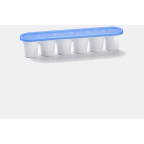 TRADE SHOP - 2 Vaschetta Forma Ghiaccio Forme Stampi Per Cubetti Da Freezer Rigido Con Tappo -