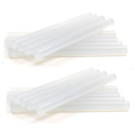 Trade Shop - 24 Stück Heißklebe-Nachfüllsticks 7 mm Schmelzklebepistole -
