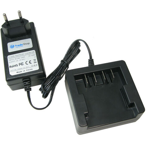 Trade-Shop 24V Li-Ion Akku Ladegerät Ladestation für Stiga SAB 24 AE SC 24 AE SGT 24 AE SHT 24 AE SMT 24 AE SBT 2024 AE SBT 4024 AE