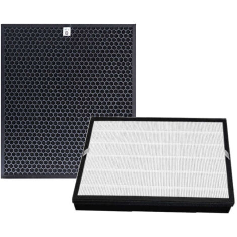 Trade-Shop 2in1 Filter-Set (HEPA-Filter + Aktivkohlefilter) für Philips FY2422/30, FY2420/30 / Ersatzteile für Luftreiniger, Luftwäscher