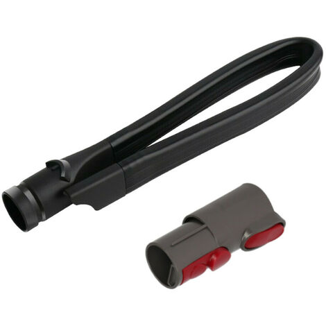 Trade-Shop 2in1 Set: Flexible Fugendüse + Zwischen-Adapter für Dyson DC14 DC19 DC19T2 DC20 DC21 DC22 DC23 DC23T2 DC24 DC25 DC26 DC27 DC29 DC29T2