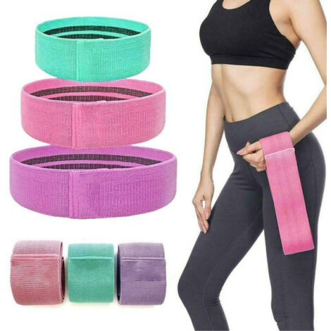 Trade Shop - 3 ELASTISCHE FAS FÜR PHYSISCHE ESERCITS JOGA GINNASTICA PALESTRA 25x5 CM -