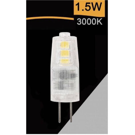 TRADE SHOP - 3 Lampadine Led G4 Ac/dc12v 1.5w 150lm Luce 3000k 4000k 6500k Spardc-g4-1.5w-001 - -Bianco Caldo      -