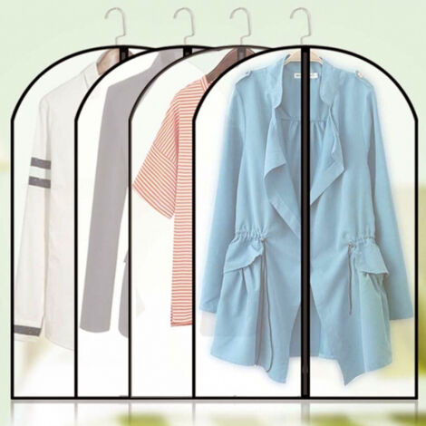 TRADE SHOP - 3 Pezzi Copri Abito Custodia Con Zip Cerniera Camicia Copriabito Cappotto 60x90 -
