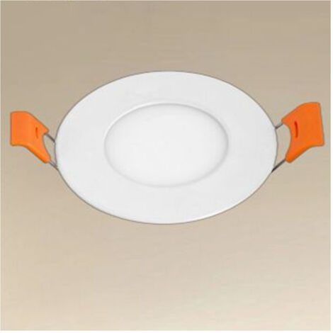 Trade Shop - 3 WATT EINBAU-LED-PANEL RUND WEISS Ø85MM LICHT 3000K-6500K IP20 00014 -