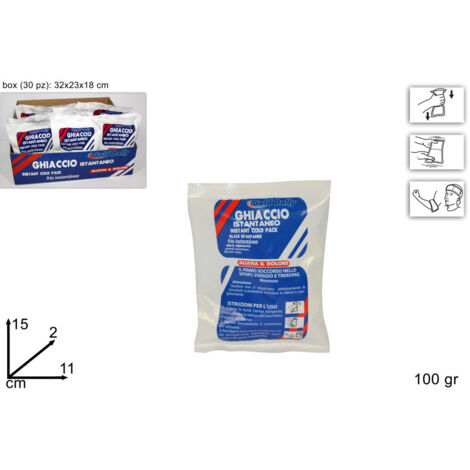 Trade Shop - 30 Stück synthetisches Instant-Eis zum Einmalgebrauch im Plastikbeutel -