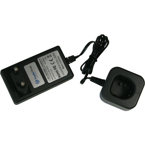 Trade-Shop 3,6V Li-Ion Akku Ladegerät Ladestation kompatibel mit Panasonic EY9L10, EY7410, EY7411, EY3610, EY3610-LA1J, EY7410LA1X