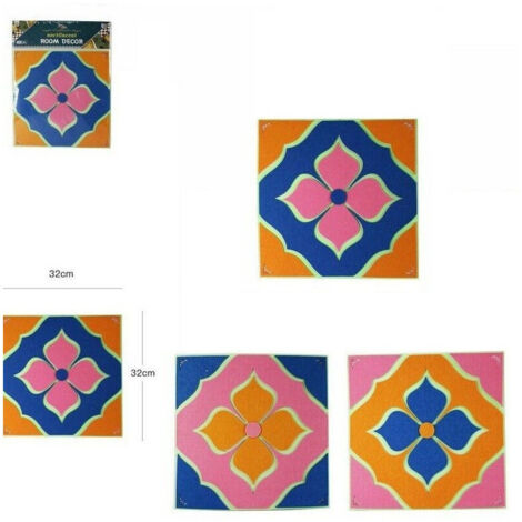 Trade Shop - 3d Piastrella Mattonella Adesivo Da Parete Muro Pannello 30x30cm 64385 -
