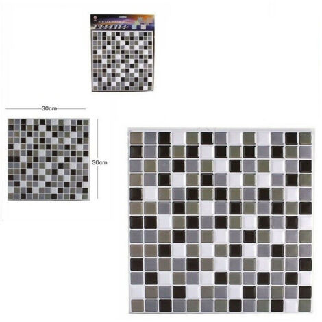 Trade Shop - 3D WANDFLIESE SELBSTKLEBEND WANDPLATTE 30X30CM 64390 -
