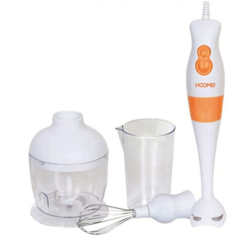 Trade Shop - 3IN1 IMMERSION BLENDER KIT 2 GESCHWINDIGKEIT 250WATT 65MM OBST GEMÜSE HAUS KÜCHE -