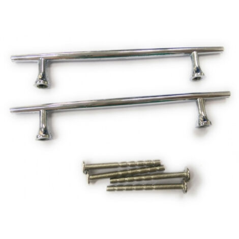 Trade Shop - 4 Maniglie Maniglia 10 Cm Per Mobili E Cassetti In Plastica Universali Porte -
