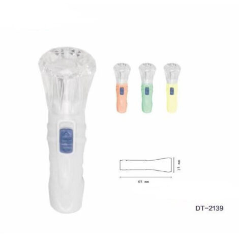 Trade Shop - 4 Mini Mini Torcia Led Tortachiavi Tascabile Dt-2139 -