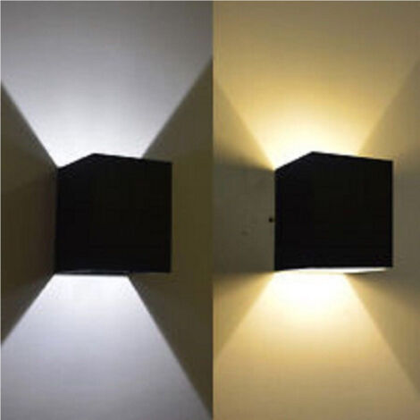 Trade Shop - 40w Led Cube Apliques Para Uso Al Aire Libre Ip65 Luz Doble Ajustable 3600 Lúmenes -