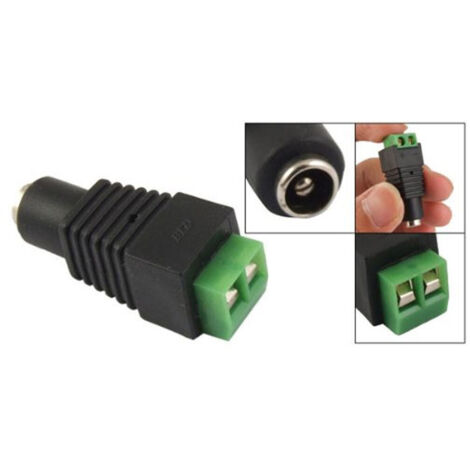 Trade Shop - 4X ADATATOREN 12V BALUN BNC JACK RCA FÜR TELECAM -     4X WEIBLICHE VERSORGUNG