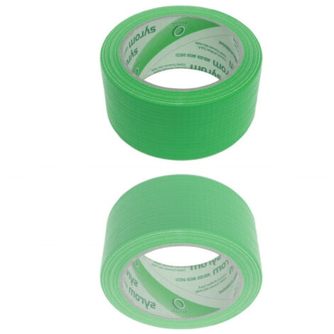 Trade Shop - 50 MM X 25 M GRÜNES STRAPAZIERFÄHIGES SEGELTUCHBAND VERSCHLIESST REPARATURPACKUNGEN -
