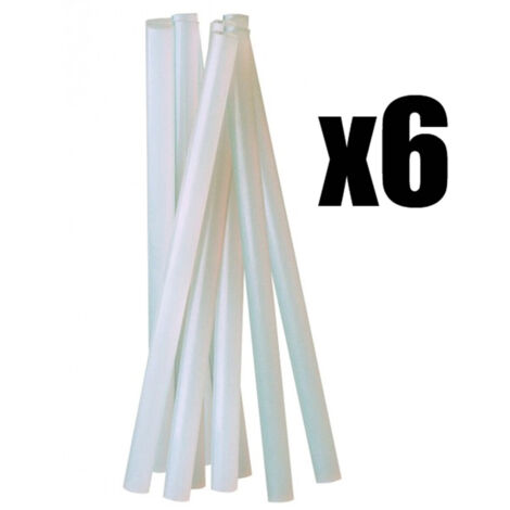 Trade Shop - 6 X Palitos De Pegamento Caliente Stick 20 Cm Pistola De Termocolante Multiusos -