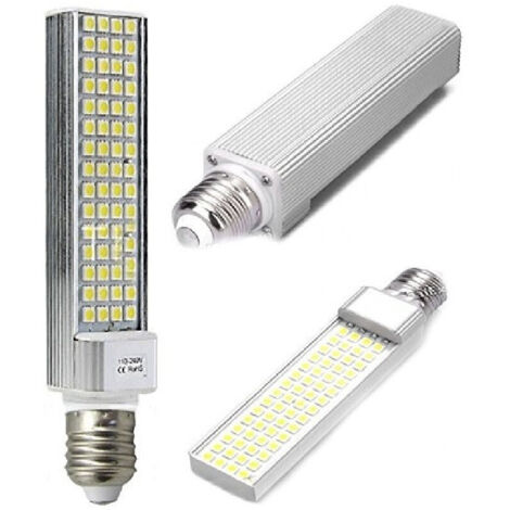 Trade Shop - 64 Led 5050smd Con Attacco E27 15w Faretto Luce Bianco Fred Caldo -