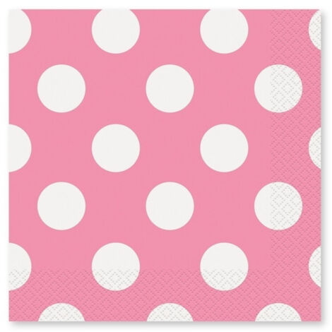 Trade Shop - 72 Z TOVAGLIOLIPER FESTE ROSA POIS COMPLEANNI BATTESIMO TEIL -