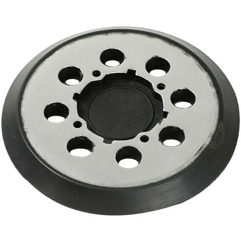 Trade-Shop 8-Loch + 4-Loch Klett Schleifteller Stützteller Haftteller Ø125mm kompatibel mit Dewalt DWE6421 DWE6423 Exzenterschleifer - 1 Stück