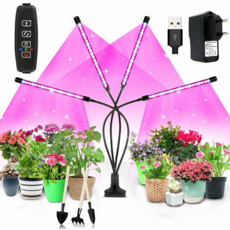 Trade Shop - 80 LED FLEXIBLE PFLANZENWACHSTUMSLAMPE GEWÄCHSHAUS HYDROPONISCHER ANBAU -