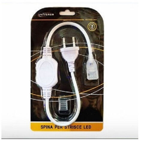Trade Shop - 9,5 MM LED STREIFEN STECKER S-220V-95 GLEICHRICHTER ZÜNDUNG BUCHSE LED STREIFEN -