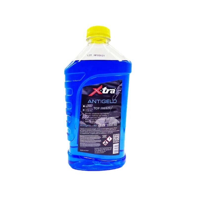 Trade Shop Traesio - Liquide Antigel Bleu 1 l Super Concentré Pour La Protection Du Radiateur Et Du Moteur -10