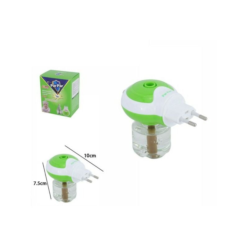Trade Shop Traesio - Vaporisateur électrique Diffuseur Avec Liquide Anti-moustique 7.5x10