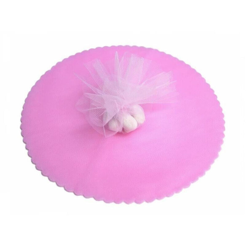 50 Voiles De Tulle Pour Dragées De Mariage Organza Rond Mariages Baptêmes Graduations Dragées Rose