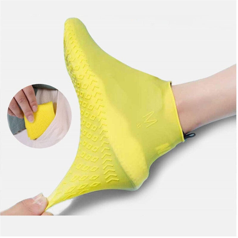 Couvre-chaussures En Silicone Imperméable Et Antidérapant Couvre-chaussures Lavable S