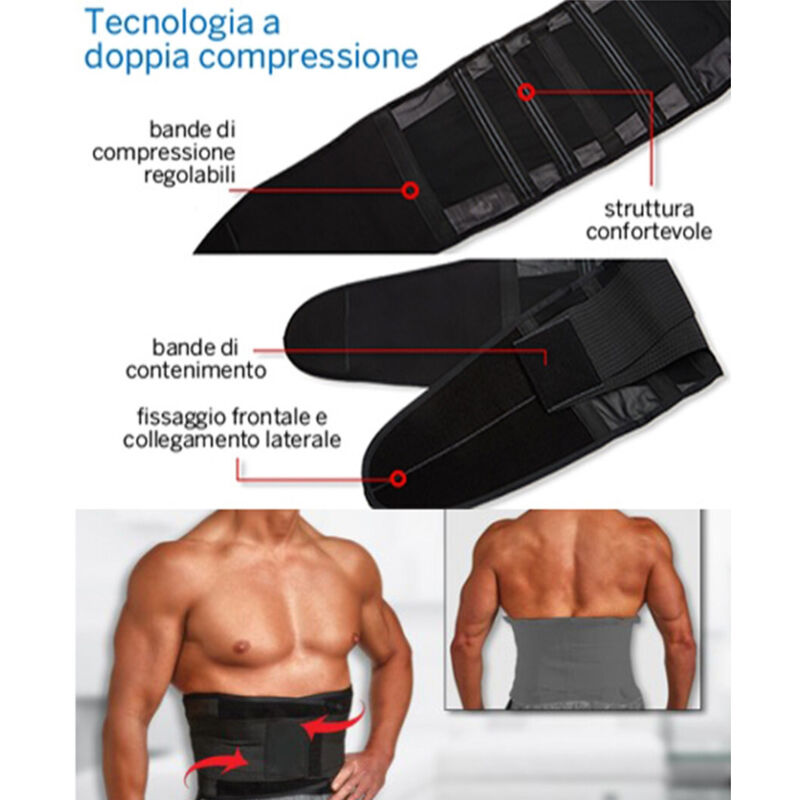 Corset De Compression &eacute;lastique Pour Hommes Moins 2 Tailles