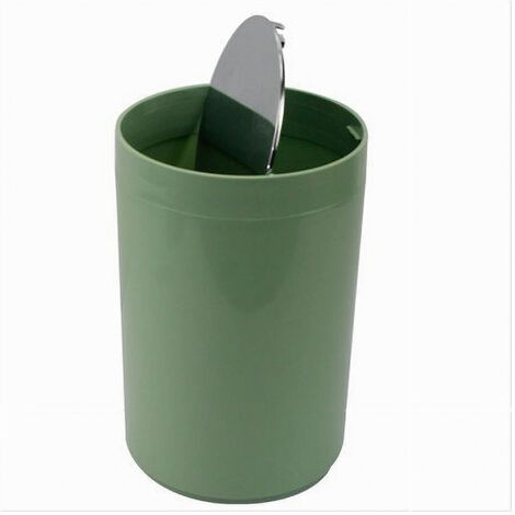 Trade Shop - Abfalleimer Abfalleimer Grün Badezimmermöbel Schwingdeckel 79879 -