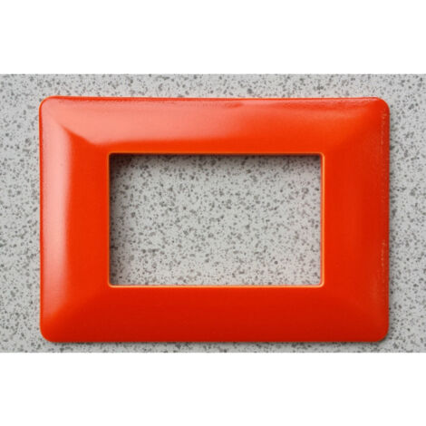 Trade Shop - ABS PLACCHETTE FÜR MATIX BTICINO COMPATIBILE 3 4 6 COLOR MODULEN -      Orange
