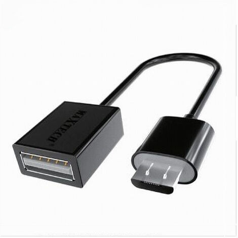 Trade Shop - Actor Micro Usb / Usb Para Otg Cellular / 5pin 8cm Maxtech Otg-m02 -