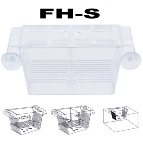Trade Shop - Acuario Caja Para La Cría De Peces Separador Incubadora Protector De Huevos -