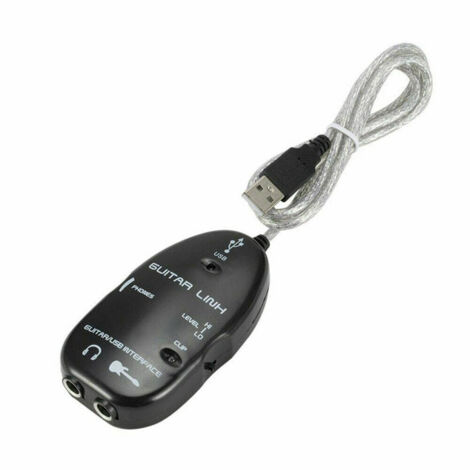 Trade Shop - ADAPTATORBESCHEINIGUNG FÜR NIEDEREN CHITARRA INTERFACCIA USB-KABELKAUFFIE JT3624 -