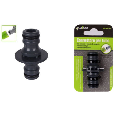 Trade Shop - Adattatore A 2 Vie Per Tubi Con Innesto Rapido Universale Connettore In Abs 94753 -