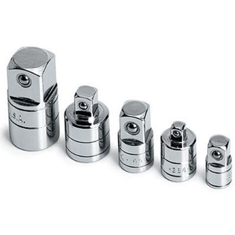 Trade Shop - Adattatori Riduttori Per Bussole 5 Pz Per Utensili Aria Chrome Vanadium -