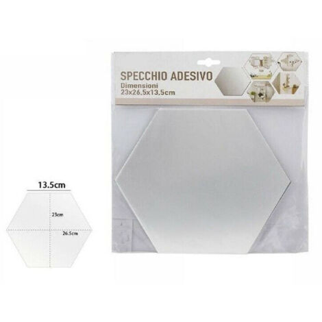 Trade Shop - ADESIVO EXAGONAL MURAL ADMINISTRIERUNG 23X26.5X13.5CM 70878 -