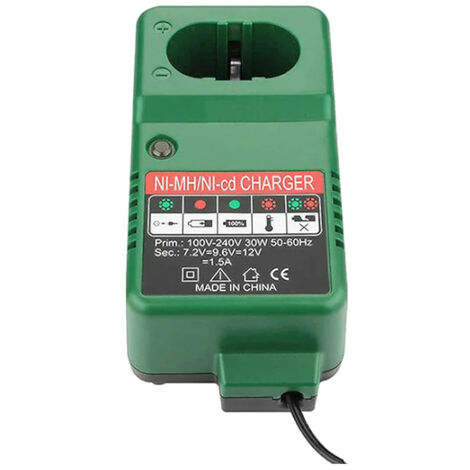 Trade-Shop Akku-Ladegerät 7,2V-18V Ni-MH Ni-Cd kompatibel mit Klauke ESG 50PLUS, EK 60UNV, EK 60VPFTPLUS, EK 60VPLUS, ES 85, ESG 85PLUS