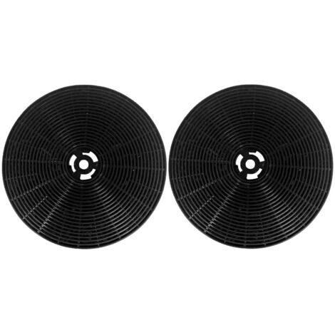 Trade-Shop Aktivkohle-Filter ersetzt Respekta MIZ1000N MIZ1000, Klarstein TMFILT4 10032843, Bomann KF574 257400 / Zubehör für Dunstabzugshauben - 2 Stück