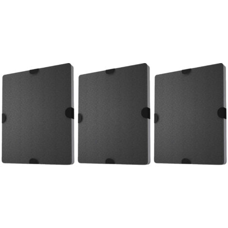 Trade-Shop Aktivkohle-Filter für Miele DA398-6, DA398-7, DA399, DAEXT, PUR 60 W, 28996265D, Puristic, ALBA, CANTO, Classic, DKF, ECO, FIFIRE, ICE - 3 Stück