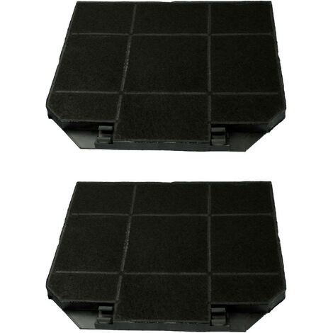 Trade-Shop Aktivkohle-Filter Geruchsfilter 265x235mm für Juno, John Lewis, Alno, Arthur Martin, Electrolux Dunstabzugshauben Küchenhauben - 2 Stück