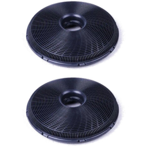 Trade-Shop Aktivkohlefilter Ø190mm ersetzt Juno Zanker Zanussi 9029800944 50254332005 50271815008 50271816006 50288384006 50290914006 50290915003 - 2 Stück