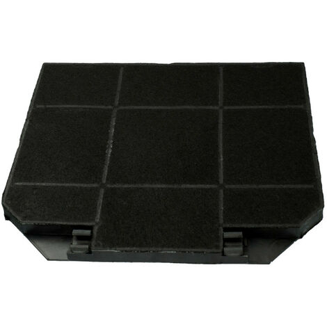 Trade-Shop Aktivkohlefilter 265x235mm ersetzt Privileg 1077521, Roblin 112.0158.516 5403008, Bauknecht 482000032688 482000038079 482000076717 - 1 Stück
