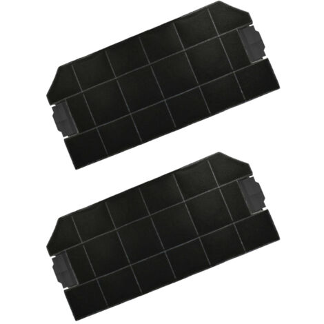 Trade-Shop Aktivkohlefilter 487x230x30mm für Siemens LZ33000 LZ33500 LI38030 LI39031 LI38030CH/01 Edition 150, Küppersbusch EDIP6780 EDIP6790 - 2 Stück