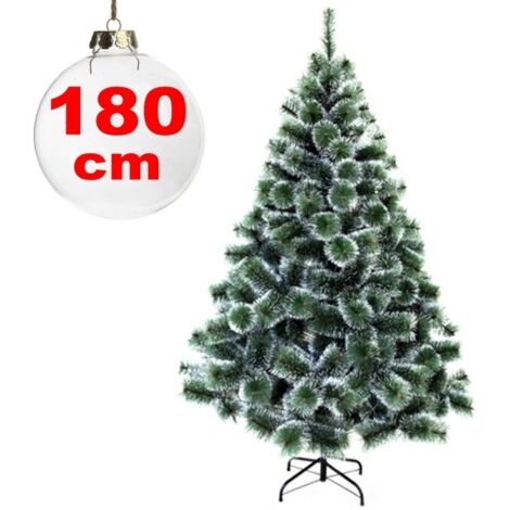 Albero di Natale innevato LED 180 cm BRISCO 