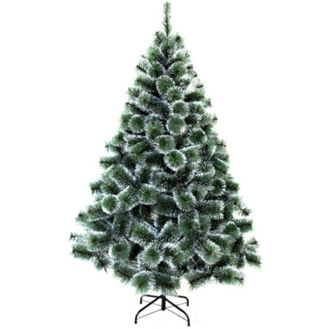 TRADE SHOP - Albero Di Natale Sintetico 240 Cm Innevato Decorazione Per Casa Scuola Ufficio -