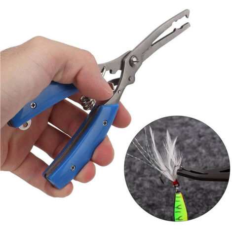 Trade Shop - Alicates De Pesca Cuchillo Tijera Multifuncional Pescador Mar Mar -