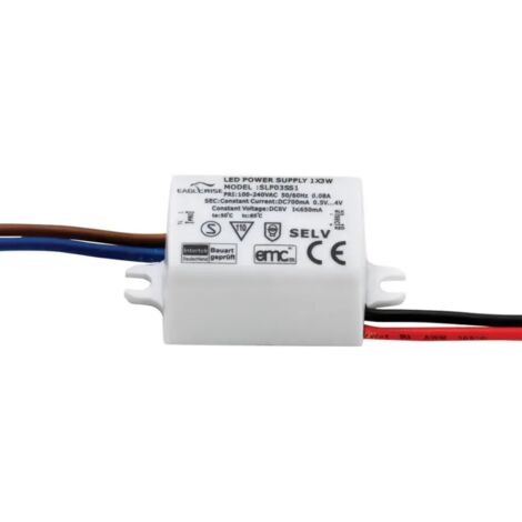TRADE SHOP - Alimentatore Trasformatore Driver Per Faretto Da Incasso 3 7 9 12 15 18w 25watt -  3 Watt